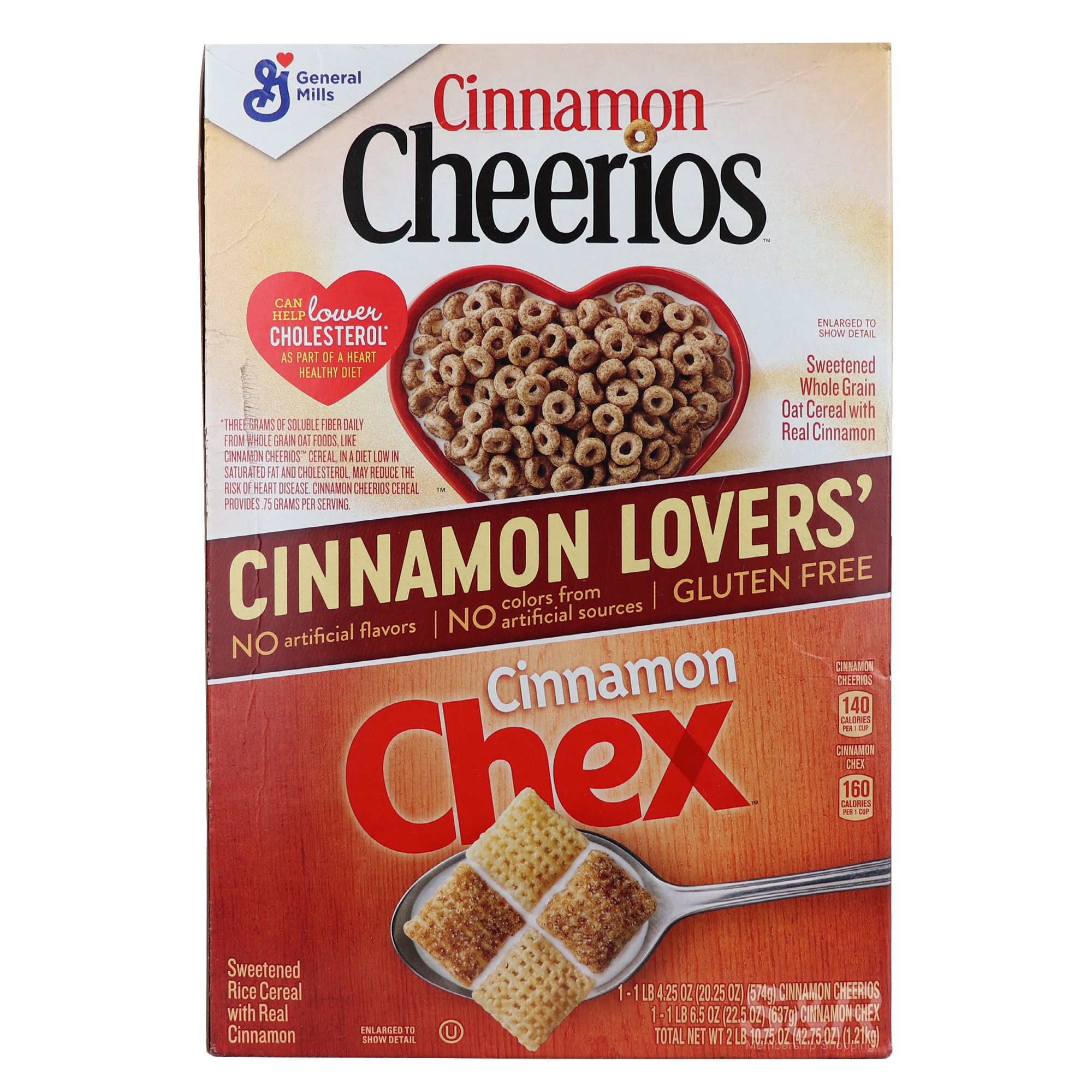 General Mills Cinnamon Cheerios and Chex 1.21kg
